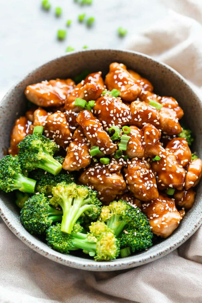 Paleo Whole30 Sesame Chicken