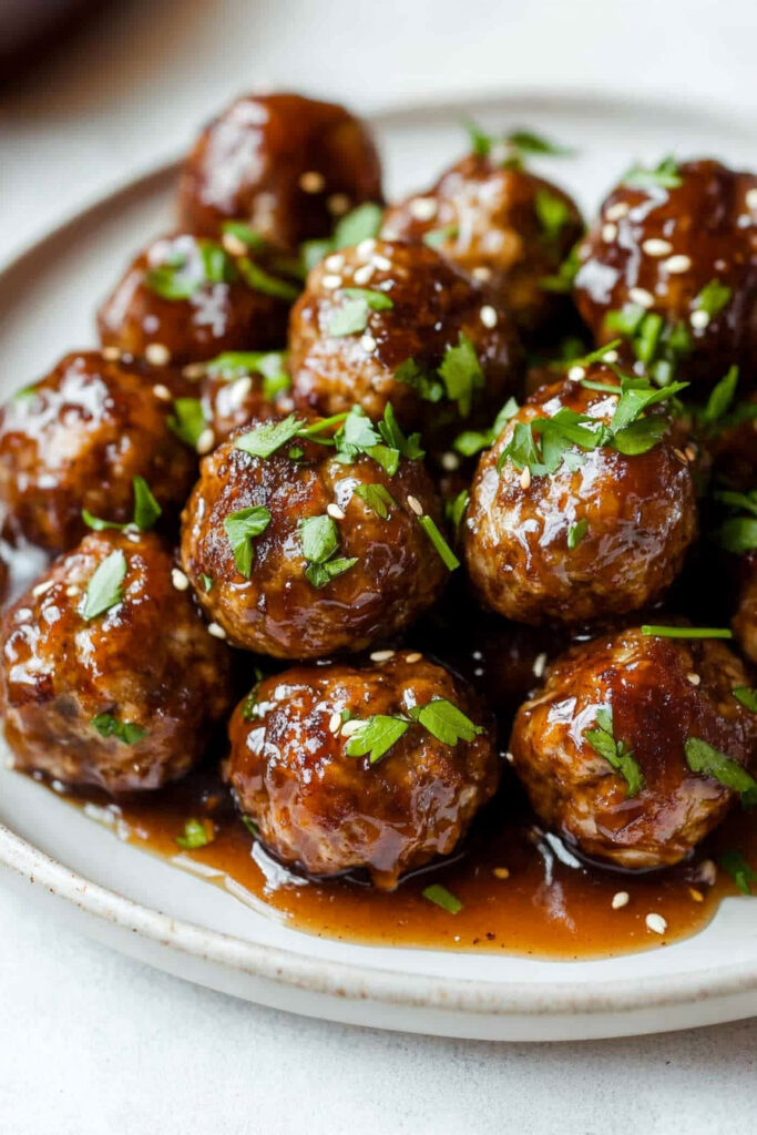 Storing Honey Garlic Meatballs