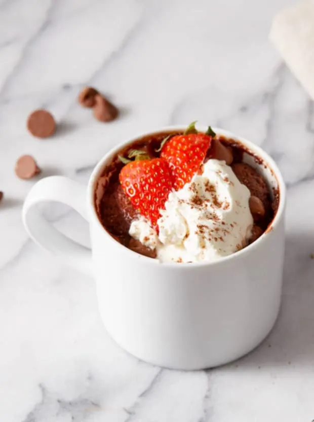 2-Minute Chocolate Mug Cake