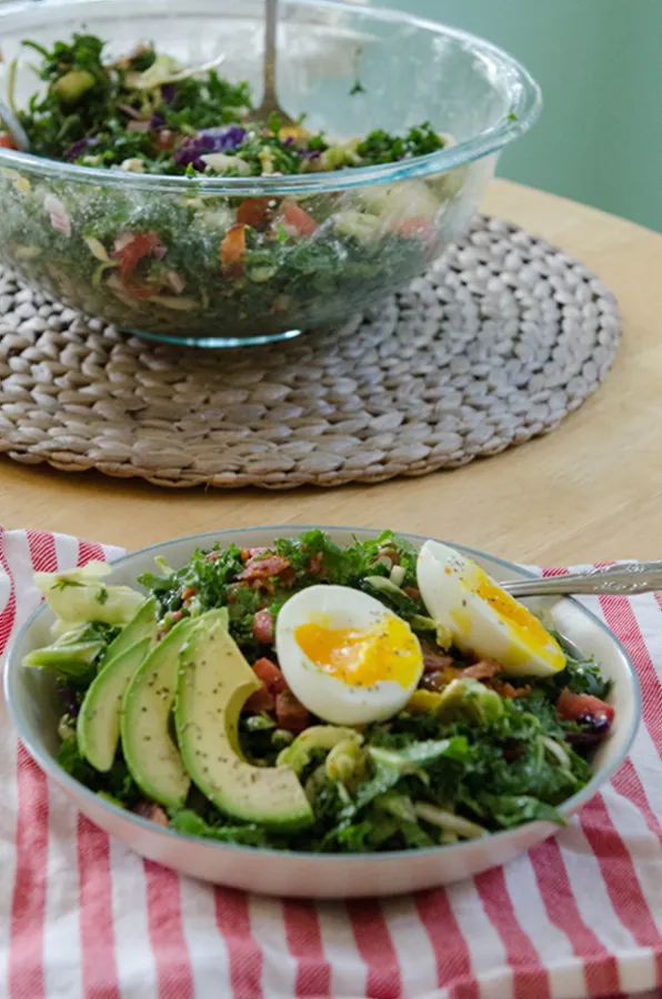 BLT Breakfast Salad with Soft-Boiled Eggs