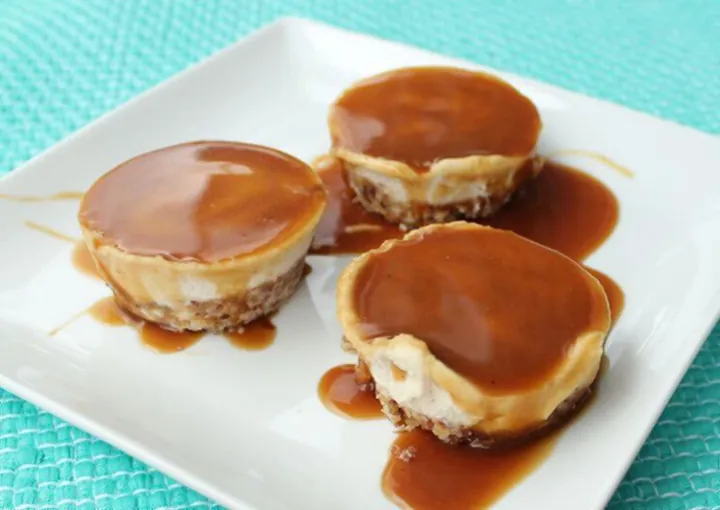 Caramel Cheesecake Bites