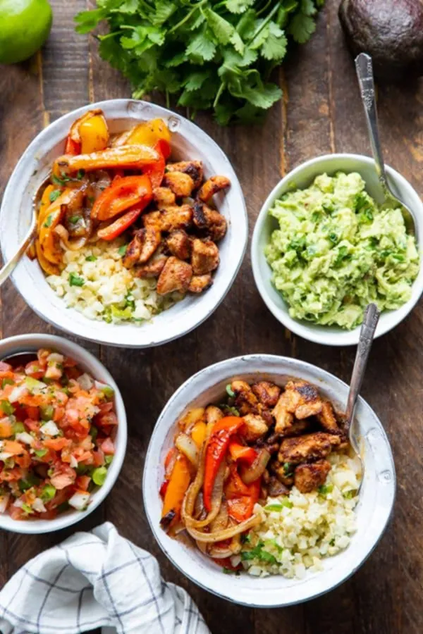 Chicken Burrito Bowls