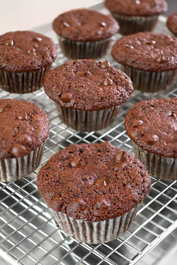 Chocolate Zucchini Muffins