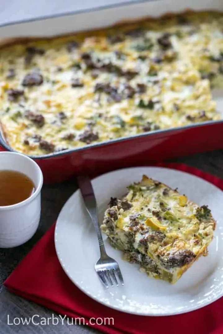 Easy Paleo Breakfast Casserole with Sausage