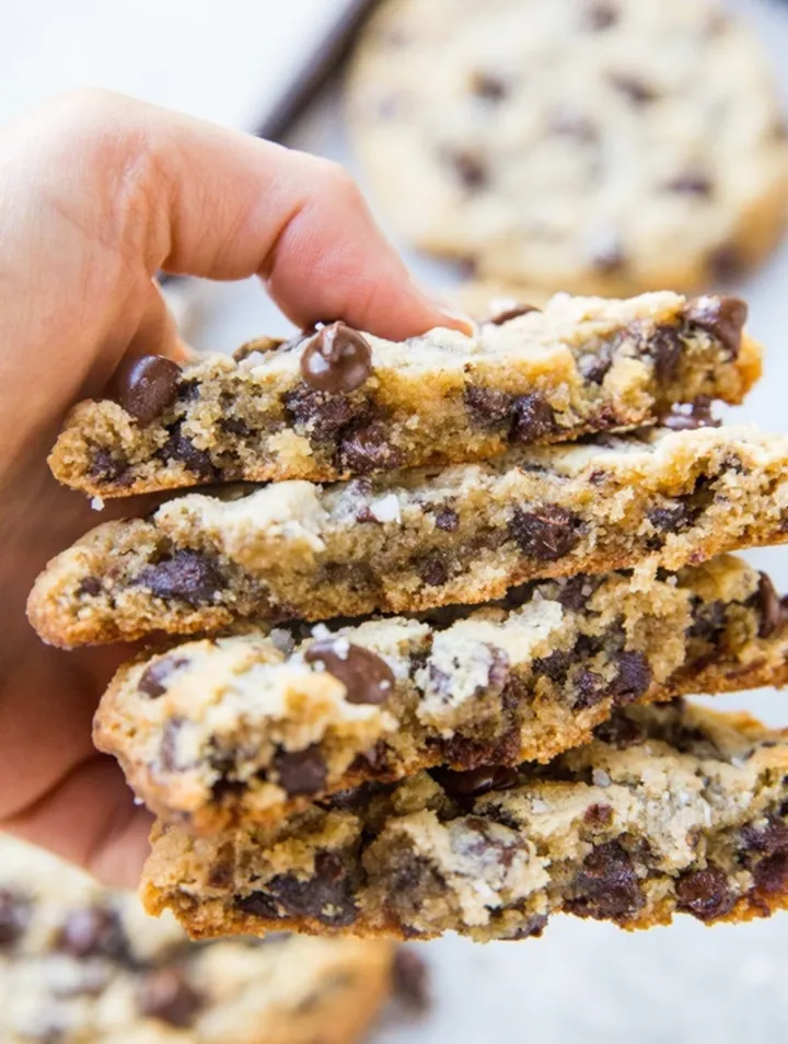 Giant Paleo Chocolate Chip Cookies