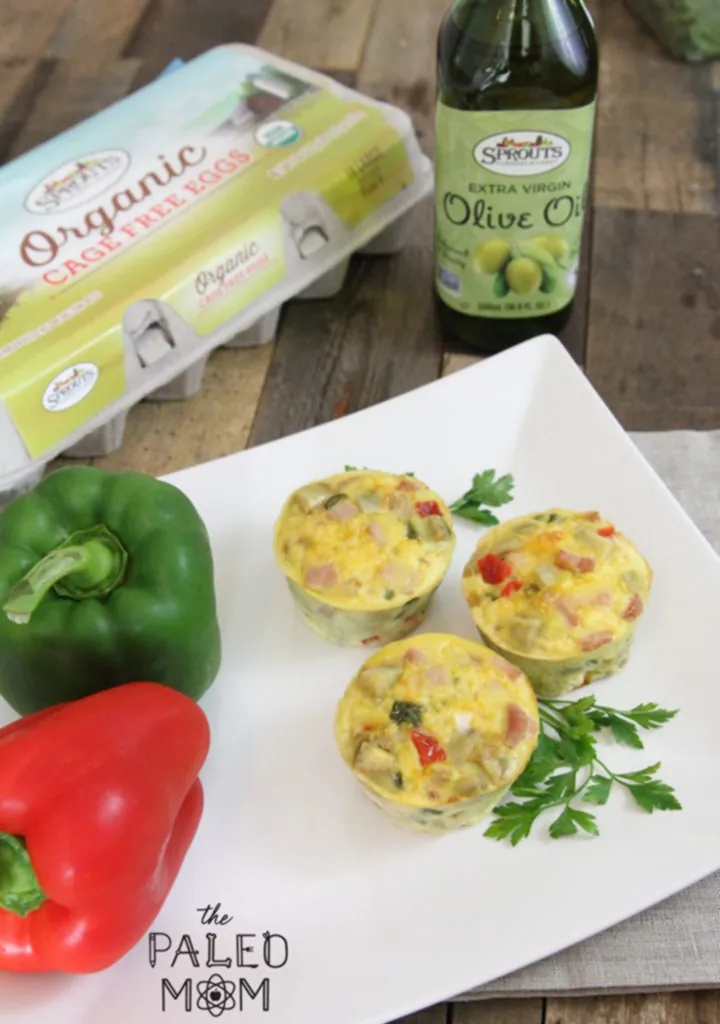 Ham Sweet Potato Egg Muffins