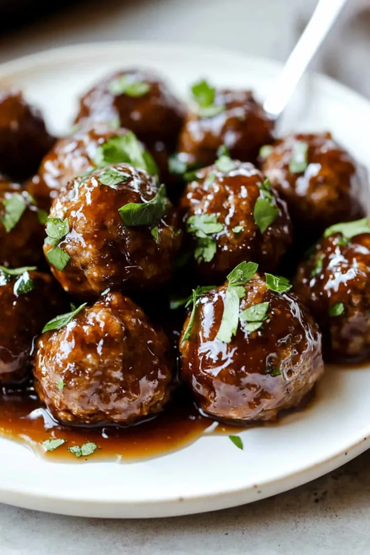 Honey Garlic Meatballs