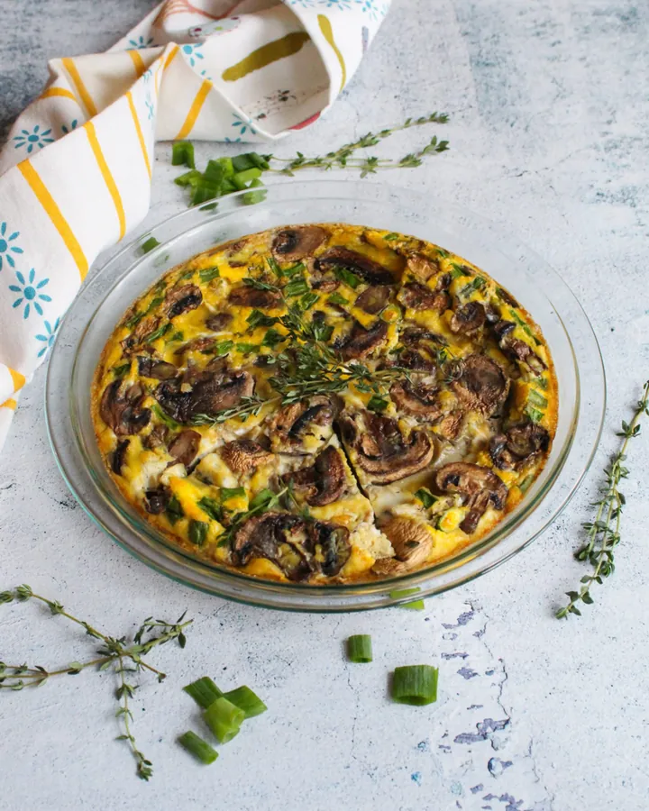 Mushroom Spinach Frittata