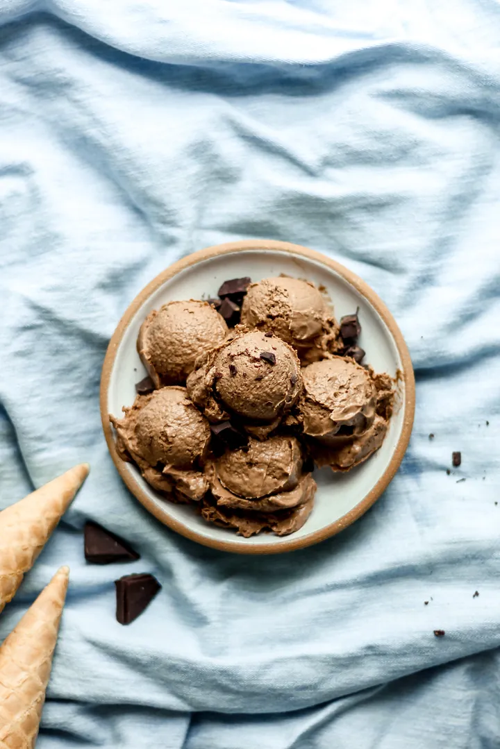No-Churn Chocolate Avocado Ice Cream