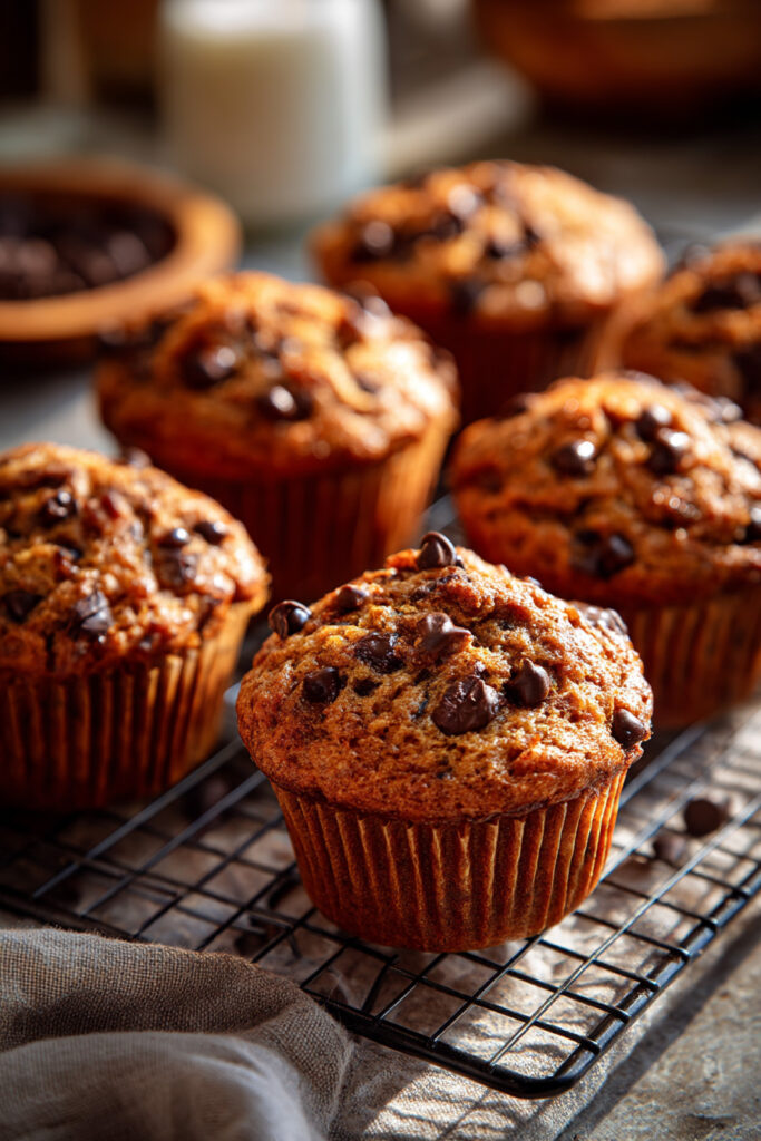 Serving Paleo Banana Muffins