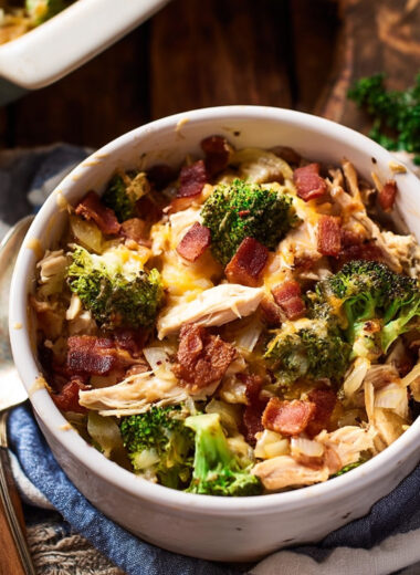 Paleo Chicken Broccoli Rice Casserole