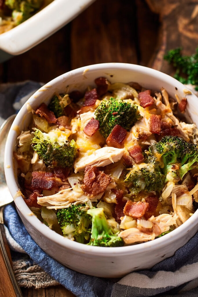 Paleo Chicken Broccoli Rice Casserole