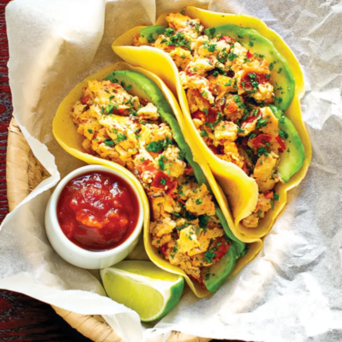 Paleo Bacon Egg Breakfast Tacos