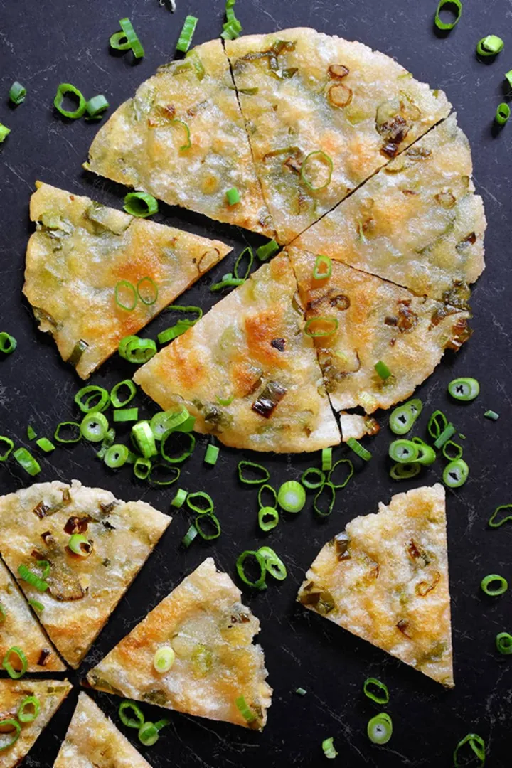 Paleo Scallion Pancakes