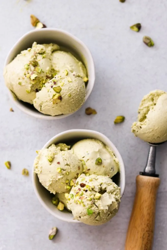 Paleo Vegan Pistachio Ice Cream
