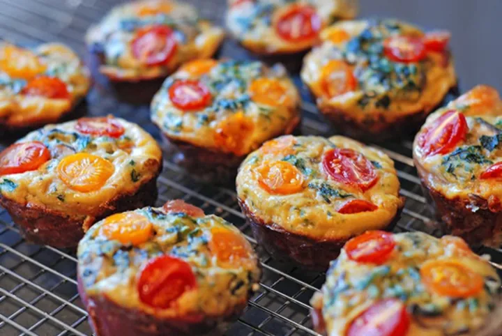 Prosciutto-Wrapped Mini Frittata Muffins