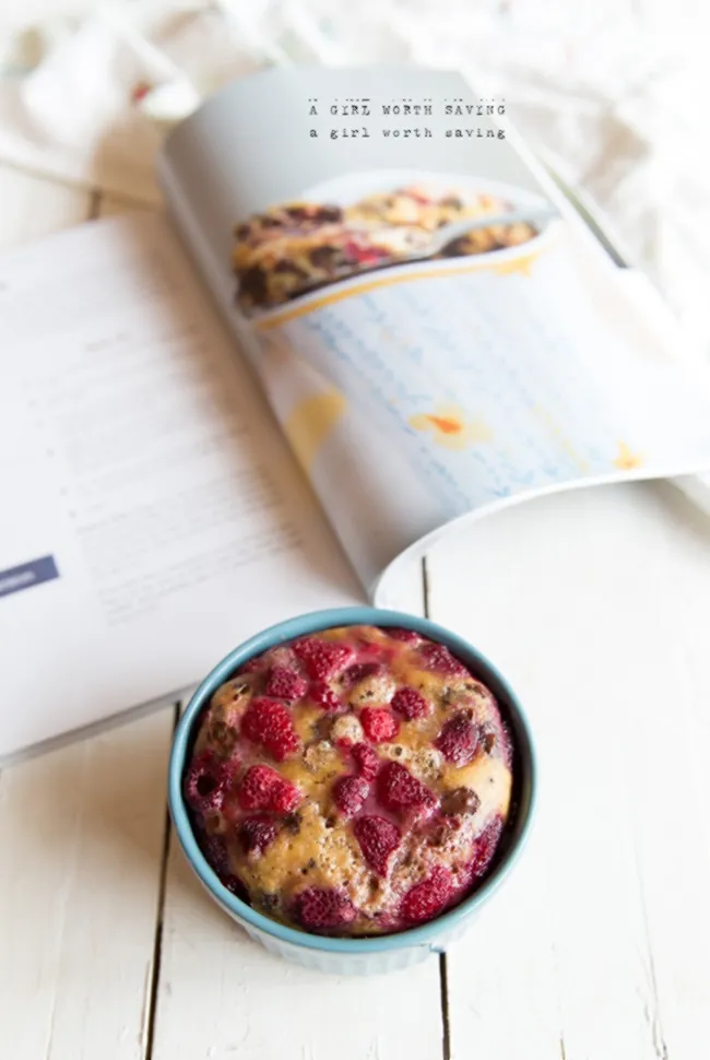 Raspberry Mug Cake