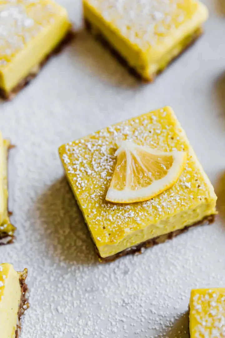 Raw Paleo Lemon Bars
