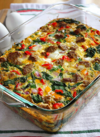 Sausage and Egg Whole30 Breakfast Casserole