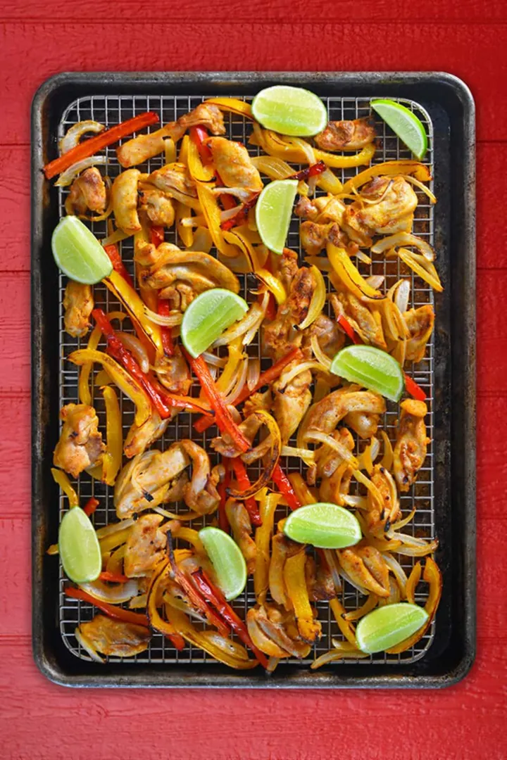 Sheet Pan Chicken Fajitas