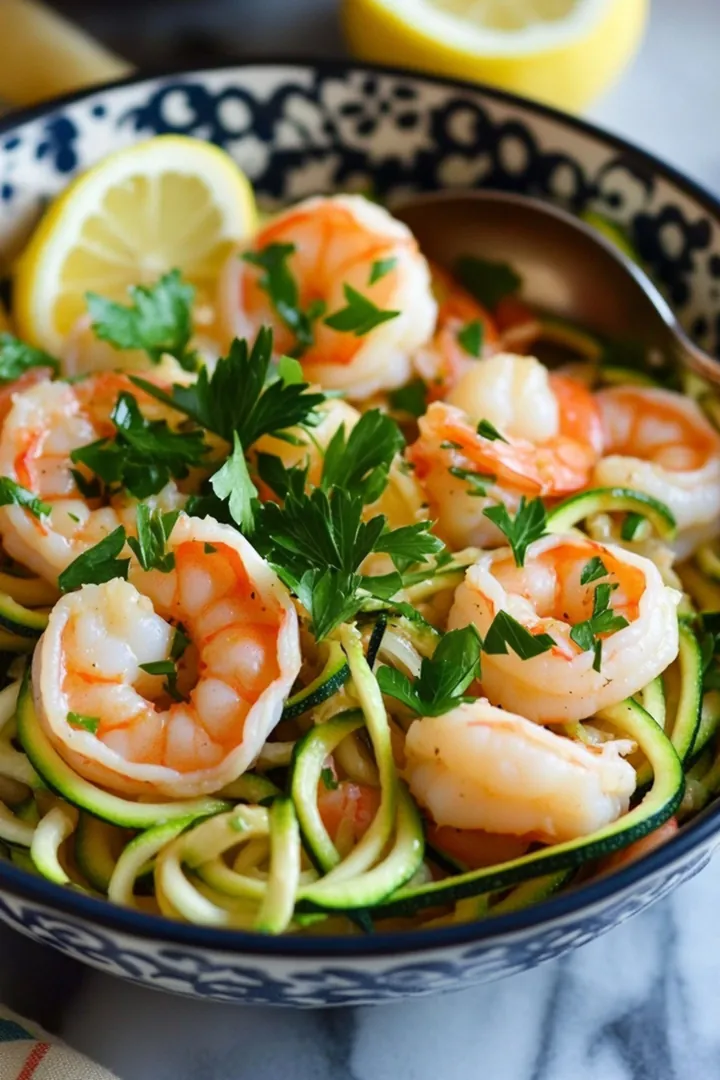 Shrimp Scampi with Zucchini Noodles