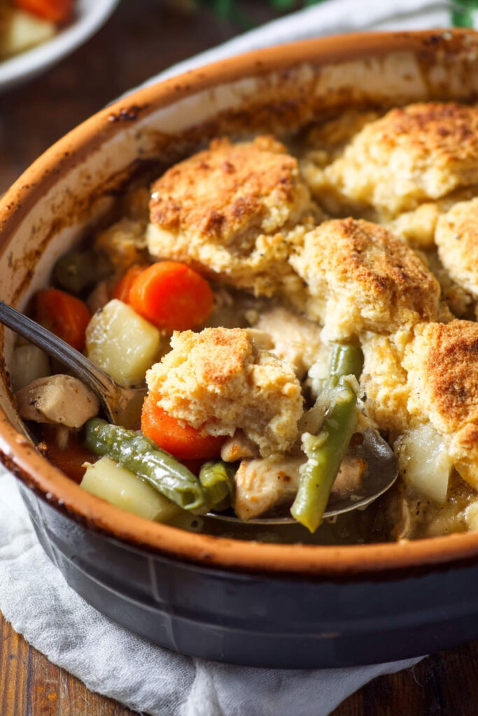 Step-by-Step Method Chicken Pot Pie Casserole