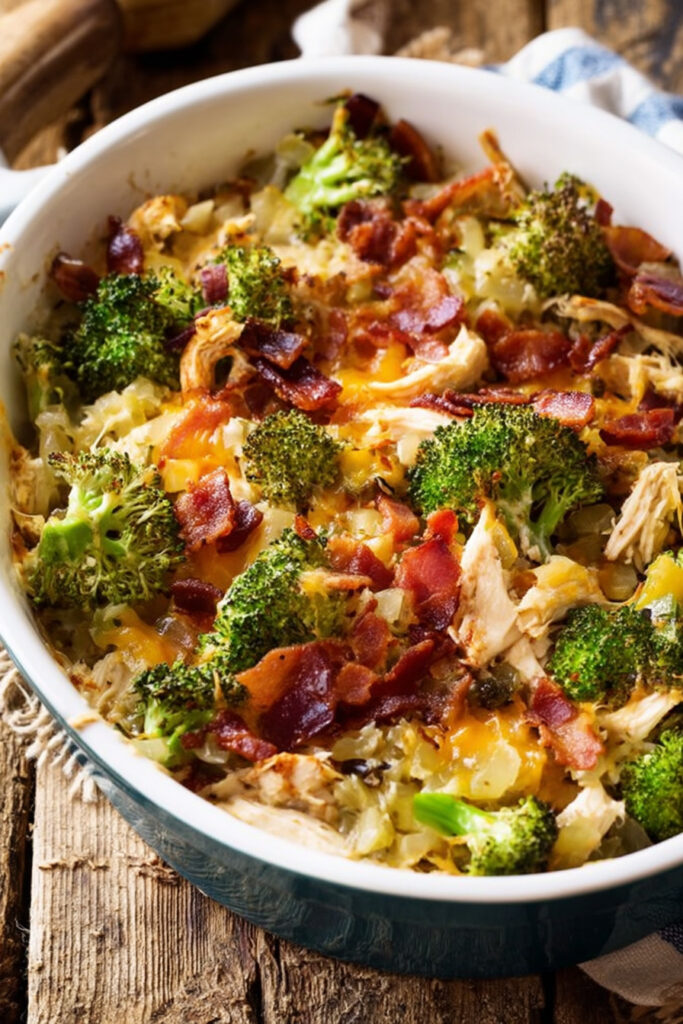 Step-by-Step Method Paleo Chicken Broccoli Rice Casserole
