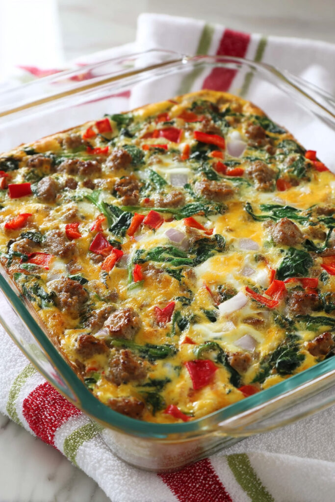 Step-by-Step Method Sausage and Egg Whole30 Breakfast Casserole