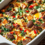Sweet Potato Sausage Breakfast Casserole