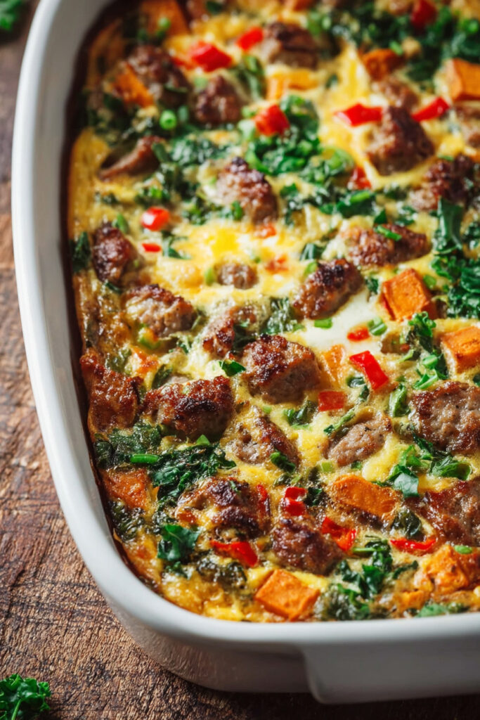 Sweet Potato Sausage Breakfast Casserole Ingredients